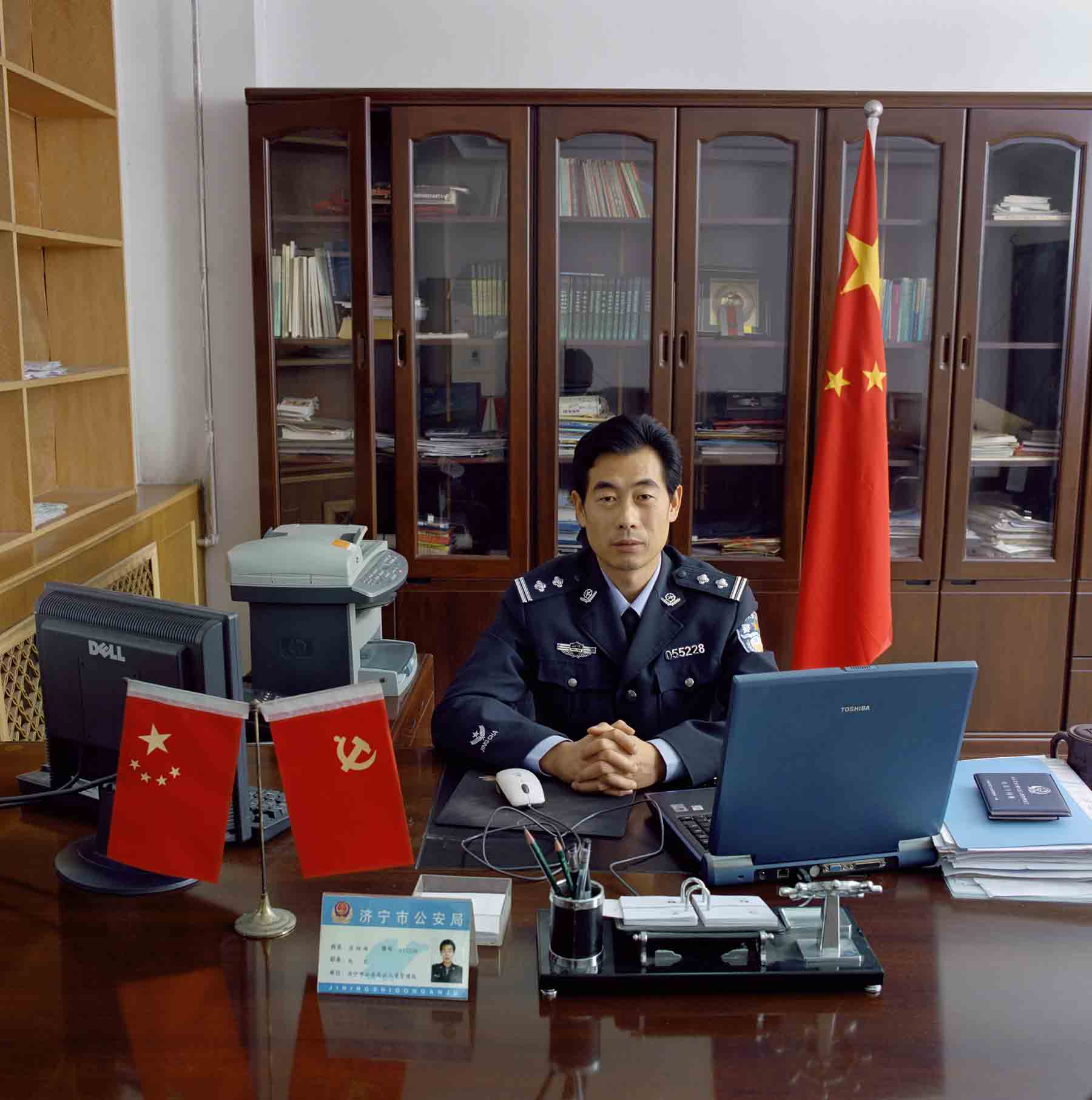China-06/2007 [Jin., QSF (b. 1964)]
Qu Shao Feng (b. 1964) is chief general of Jining Public Security Bureau Division of Aliens and Exit-Entry Administration in Jining City, Shandong province. Monthly salary: 3,100 renminbi ($ 384, 286 euro).