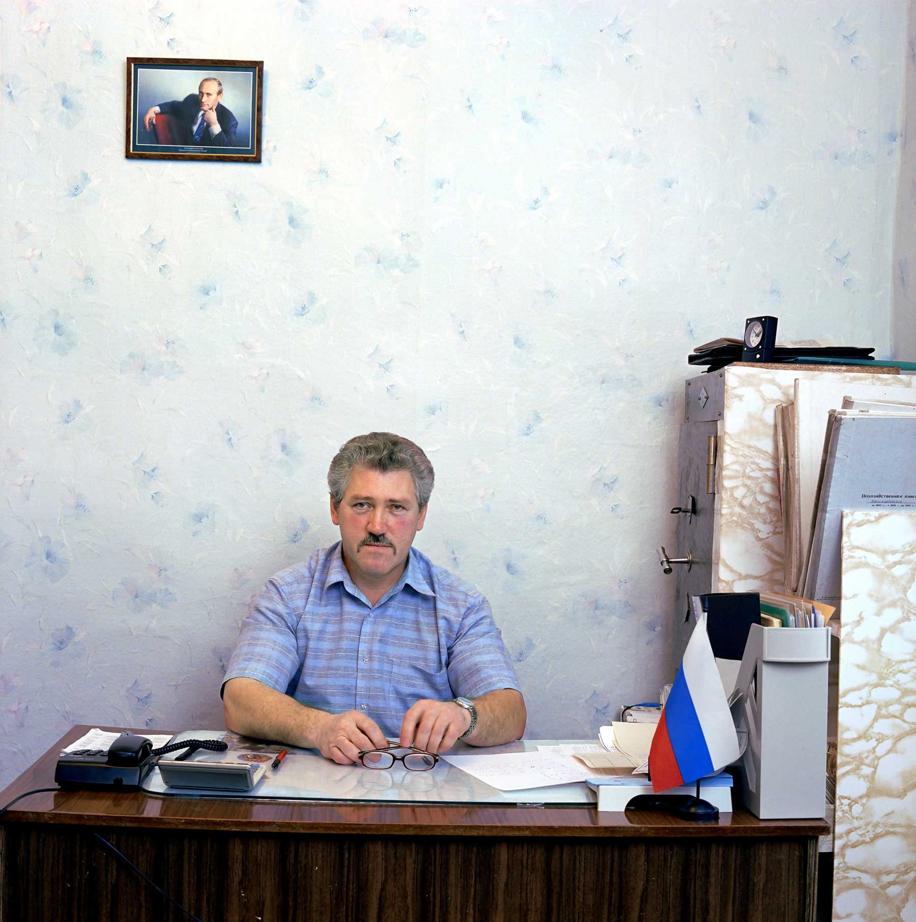 Russia-24/2004 [Ale., NIV (b. 1954)]
Nikolajevich Ilyich Volkov (b. 1954) is administrator of the village of Alexandrovskoye (some 1,000 inhabitants), Tomsk province. Monthly salary: 9,000 rubles ($ 321, euro 243).